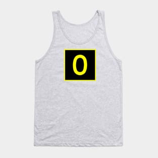 O - Oscar - FAA taxiway sign, phonetic alphabet Tank Top